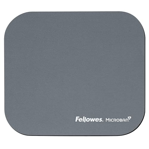 Fellowes Microban antibakteriell rechteckig Mauspad Silber, 5934005 von Fellowes