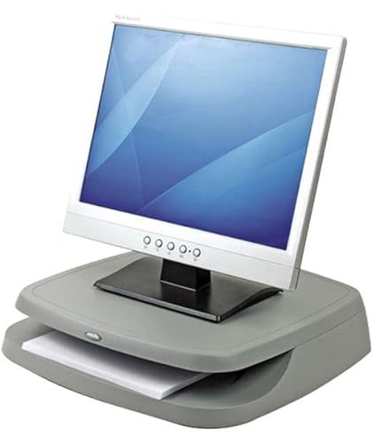Fellowes Monitor Ständer bis 53,3 cm (21 Zoll) grau von Fellowes