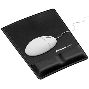 Fellowes Mousepad mit Handgelenkauflage schwarz von Fellowes