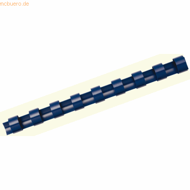 Fellowes Plastikbinderücken A4 21 Ringe blau 10mm VE=25 Stück von Fellowes