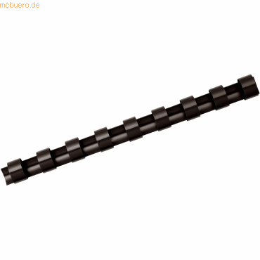 Fellowes Plastikbinderücken A4 21 Ringe schwarz 8mm VE=25 Stück von Fellowes