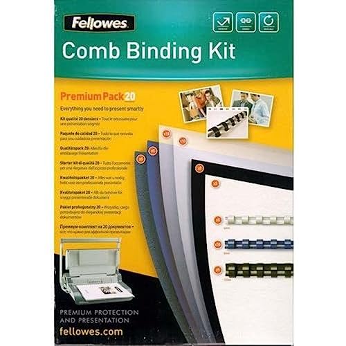 Fellowes Plastikbindung - Premium Kit für 20 Dokumente von Fellowes