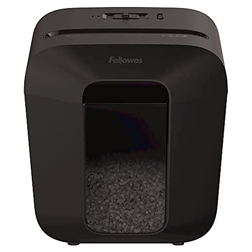 Fellowes Powershred LX25M Aktenvernichter Partikelschnitt, Schwarz von Fellowes