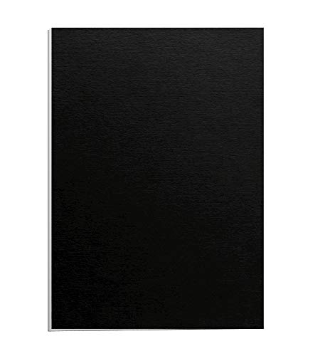 Fellowes Präsentationsdeckblätter Futura (Polypropylen), 280 Mikron, schwarz von Fellowes
