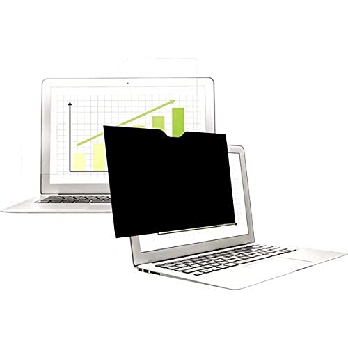 Fellowes Privascreen Blickschutzfilter für Macbook® Pro 13 Zoll / 40,64 cm, schützt Ihren Bildschirm vor neugierigen Blicken, 30,0 x 19,6 cm, Schwarz, 4819401 von Fellowes