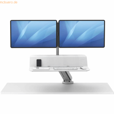 Fellowes Sitz-Steh Workstation Lotus RT höhenverstellbar für 2 Monitor von Fellowes