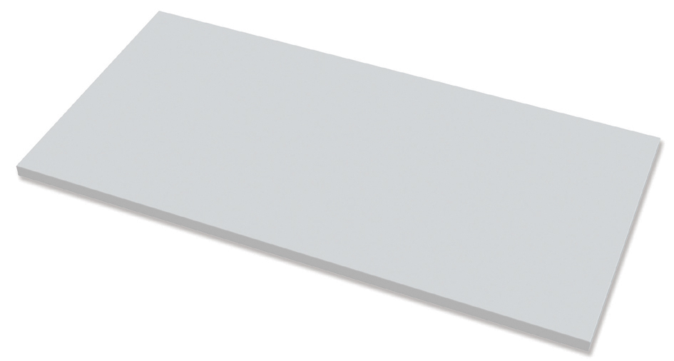 Fellowes Tischplatte, (B)1.400 x (T)800 x (H)25 mm, grau von Fellowes