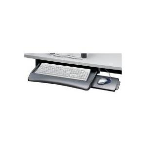 Fellowes UnderDesk Keyboard Manager - Tastaturschublade mit Mausablage - Platin (93804) von Fellowes