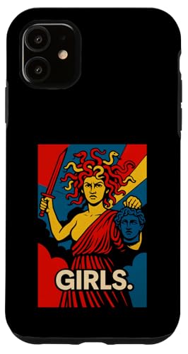 Girls Medusa Feminist Greek Mythology Art Hülle für iPhone 11 Girls Medusa Feminist Greek Mythology Art Hülle für iPhone 11 von Feminism Greek Goddess Medusa Gorgon Gorgo
