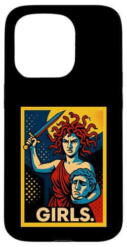 Girls Medusa Feminist Greek Mythology Art Hülle für iPhone 15 Pro Girls Medusa Feminist Greek Mythology Art Hülle für iPhone 15 Pro von Feminism Greek Goddess Medusa Gorgon Gorgo