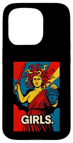 Girls Medusa Feminist Greek Mythology Art Hülle für iPhone 15 Pro Girls Medusa Feminist Greek Mythology Art Hülle für iPhone 15 Pro von Feminism Greek Goddess Medusa Gorgon Gorgo