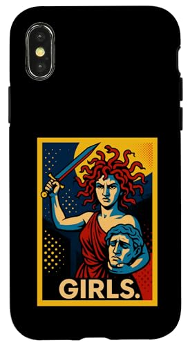 Girls Medusa Feminist Greek Mythology Art Hülle für iPhone X/XS Girls Medusa Feminist Greek Mythology Art Hülle für iPhone X/XS von Feminism Greek Goddess Medusa Gorgon Gorgo
