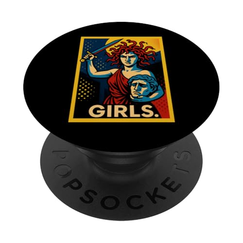 Girls Medusa Feminist Greek Mythology Art PopSockets Klebender PopGrip Girls Medusa Feminist Greek Mythology Art PopSockets Klebender PopGrip von Feminism Greek Goddess Medusa Gorgon Gorgo
