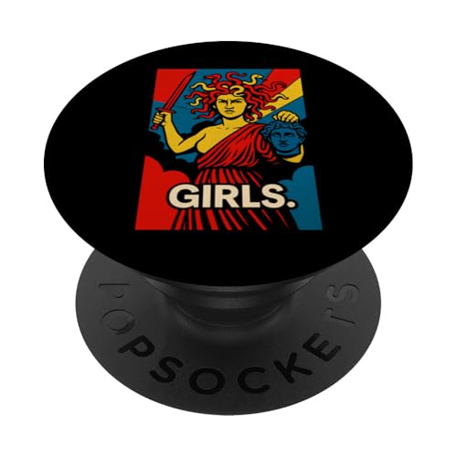 Girls Medusa Feminist Greek Mythology Art PopSockets Klebender PopGrip Girls Medusa Feminist Greek Mythology Art PopSockets Klebender PopGrip von Feminism Greek Goddess Medusa Gorgon Gorgo