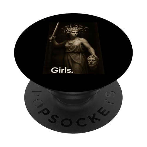 Girls Medusa Feminist Greek Mythology Art PopSockets Klebender PopGrip Girls Medusa Feminist Greek Mythology Art PopSockets Klebender PopGrip von Feminism Greek Goddess Medusa Gorgon Gorgo