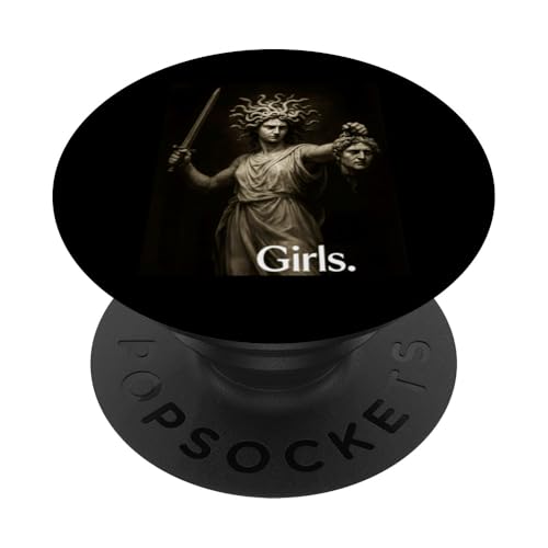 Girls Medusa Feminist Greek Mythology Art PopSockets Klebender PopGrip Girls Medusa Feminist Greek Mythology Art PopSockets Klebender PopGrip von Feminism Greek Goddess Medusa Gorgon Gorgo
