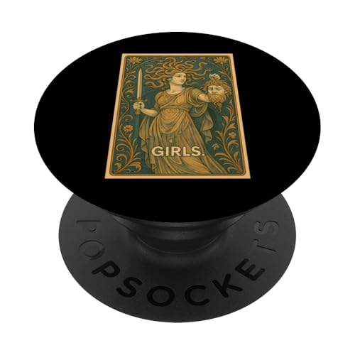 Girls Medusa Feminist Greek Mythology Art PopSockets Klebender PopGrip Girls Medusa Feminist Greek Mythology Art PopSockets Klebender PopGrip von Feminism Greek Goddess Medusa Gorgon Gorgo