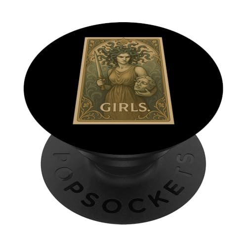 Girls Medusa Feminist Greek Mythology Art PopSockets Klebender PopGrip Girls Medusa Feminist Greek Mythology Art PopSockets Klebender PopGrip von Feminism Greek Goddess Medusa Gorgon Gorgo