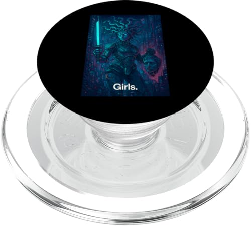 Girls Medusa Feminist Greek Mythology Art PopSockets PopGrip für MagSafe Girls Medusa Feminist Greek Mythology Art PopSockets PopGrip für MagSafe von Feminism Greek Goddess Medusa Gorgon Gorgo