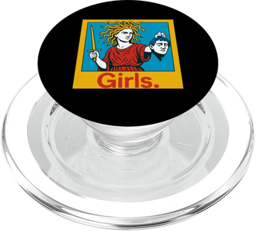 Girls Medusa Feminist Greek Mythology Art PopSockets PopGrip für MagSafe Girls Medusa Feminist Greek Mythology Art PopSockets PopGrip für MagSafe von Feminism Greek Goddess Medusa Gorgon Gorgo