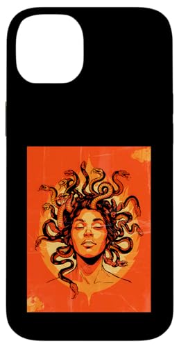 Greek Mythology Medusa Orange Feminist Graphic Hülle für iPhone 14 Plus Greek Mythology Medusa Orange Feminist Graphic Hülle für iPhone 14 Plus von Feminism Greek Goddess Medusa Gorgon Gorgo