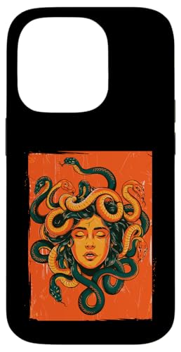 Greek Mythology Medusa Orange Feminist Graphic Hülle für iPhone 14 Pro Greek Mythology Medusa Orange Feminist Graphic Hülle für iPhone 14 Pro von Feminism Greek Goddess Medusa Gorgon Gorgo