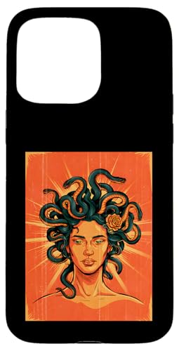 Greek Mythology Medusa Orange Feminist Graphic Hülle für iPhone 15 Pro Max Greek Mythology Medusa Orange Feminist Graphic Hülle für iPhone 15 Pro Max von Feminism Greek Goddess Medusa Gorgon Gorgo