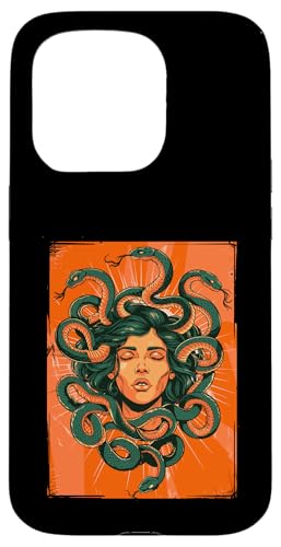 Greek Mythology Medusa Orange Feminist Graphic Hülle für iPhone 15 Pro Greek Mythology Medusa Orange Feminist Graphic Hülle für iPhone 15 Pro von Feminism Greek Goddess Medusa Gorgon Gorgo
