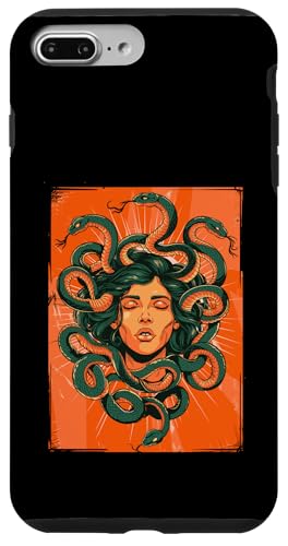 Greek Mythology Medusa Orange Feminist Graphic Hülle für iPhone 7 Plus/8 Plus Greek Mythology Medusa Orange Feminist Graphic Hülle für iPhone 7 Plus/8 Plus von Feminism Greek Goddess Medusa Gorgon Gorgo