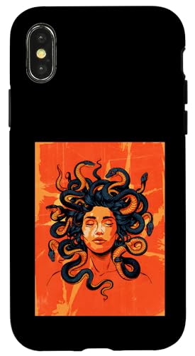 Greek Mythology Medusa Orange Feminist Graphic Hülle für iPhone X/XS Greek Mythology Medusa Orange Feminist Graphic Hülle für iPhone X/XS von Feminism Greek Goddess Medusa Gorgon Gorgo