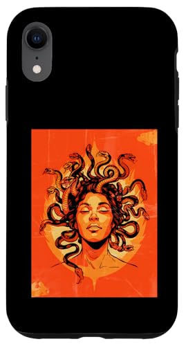 Greek Mythology Medusa Orange Feminist Graphic Hülle für iPhone XR Greek Mythology Medusa Orange Feminist Graphic Hülle für iPhone XR von Feminism Greek Goddess Medusa Gorgon Gorgo