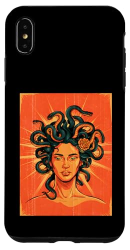 Greek Mythology Medusa Orange Feminist Graphic Hülle für iPhone XS Max von Feminism Greek Goddess Medusa Gorgon Gorgo