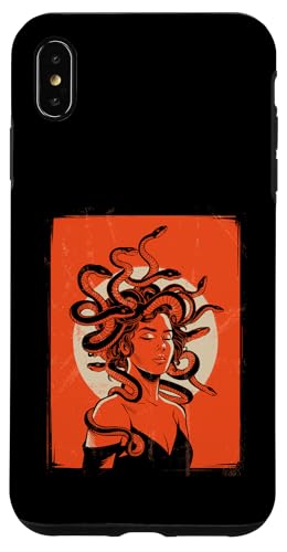 Greek Mythology Medusa Orange Feminist Graphic Hülle für iPhone XS Max Greek Mythology Medusa Orange Feminist Graphic Hülle für iPhone XS Max von Feminism Greek Goddess Medusa Gorgon Gorgo