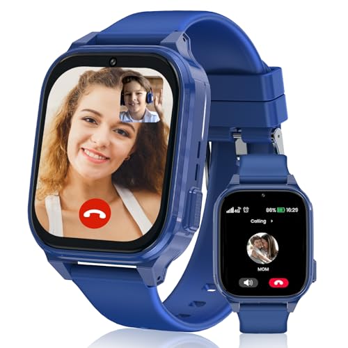 Fenamor Kinder Smartwatch mit GPS und Telefon (Blau) von Fenamor