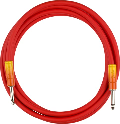 Fender® »OMBRÉ INSTRUMENT CABLE« Instrumentenkabel | 3 Meter | Gerade Klinke | Farbe: Tequila Sunrise von Fender