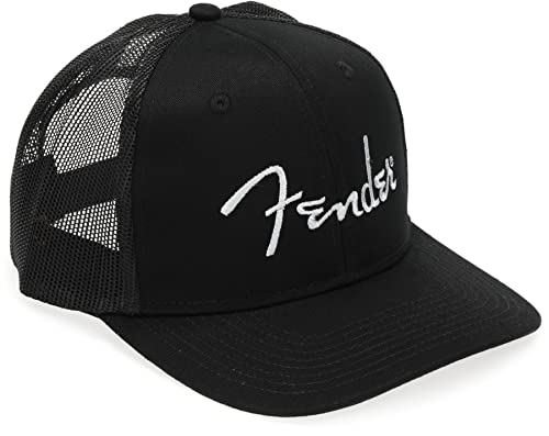 Fender® »SILVER LOGO SNAPBACK HAT« Baseball Cap für Musiker - Farbe: Schwarz von Fender