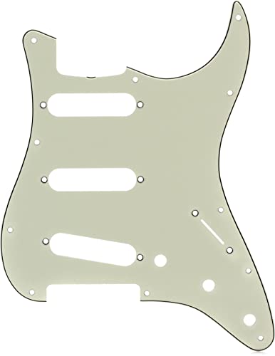 Fender® »STRATOCASTER® PICKGUARD - '60S VINTAGE-STYLE - 11-HOLE - S/S/S« Pickguard für Strat® - 3-lagig - 3 Single Coil Routing - Farbe: Mint Green von Fender