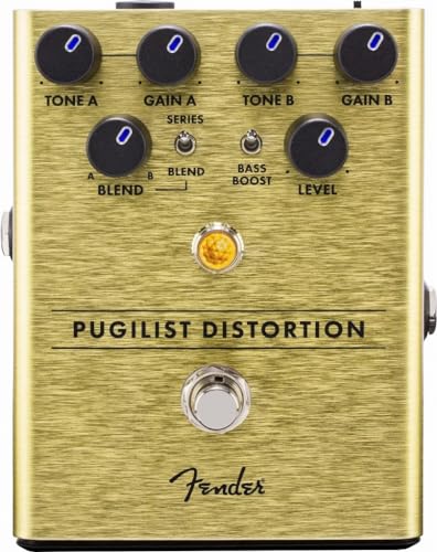 Fender Pugilist Distortion Verzerrungseffektpedal für Gitarre von Fender