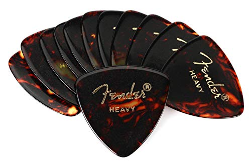 Fender 098-0346-900 346 Shape Picks, 12 Count, Shell, Heavy von Fender