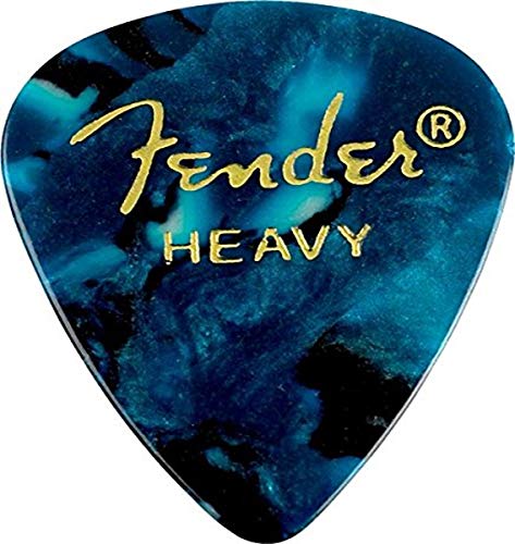 Fender 098-2351-508 351 Shape Premium Picks, Heavy, Ocean Turquoise, 144 Count von Fender