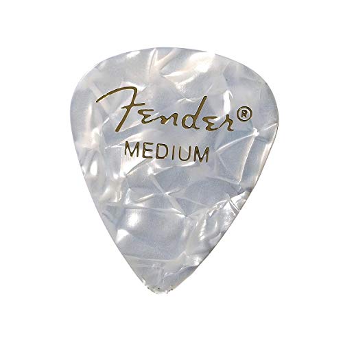 Fender 351 Shape Premium Picks (12er Pack) - Weiß von Fender