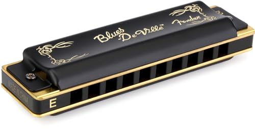 Fender 990702006 DeVille E Blues-Mundharmonika/Blues Harp von Fender