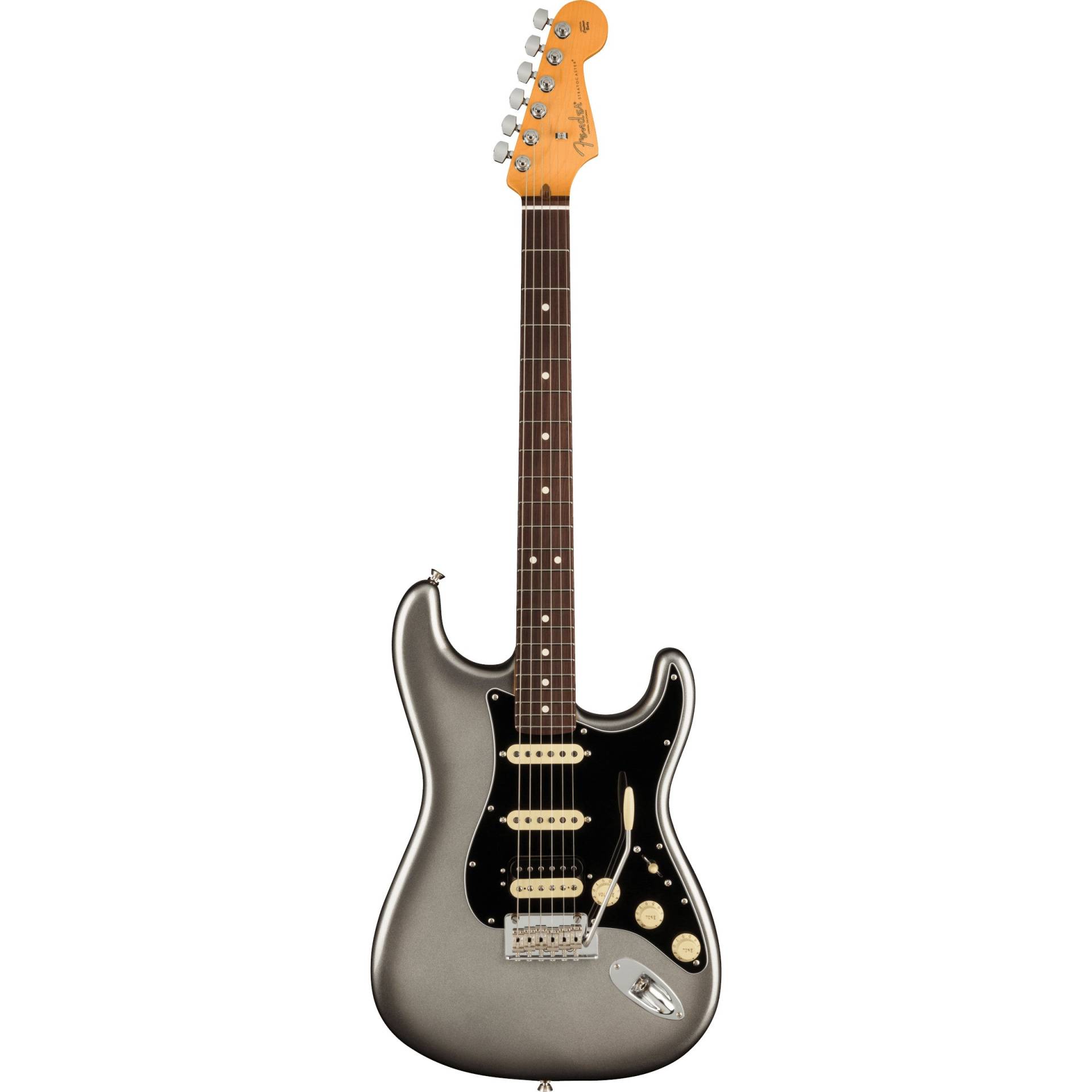 Fender American Professional II Stratocaster HSS Mercury RW Electric Guitar with Case von Fender