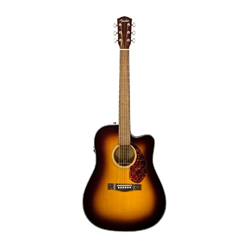 Fender CD-140SCE Dreadnought Elektroakustikgitarre, 3-Tone Sunburst, inklusive Hartschalenkoffer, Inklusive kostenloser virtueller Kurse auf Fender Play Fender CD-140SCE Dreadnought Elektroakustikgitarre, 3-Tone Sunburst, inklusive Hartschalenkoffer, Inklusive kostenloser virtueller Kurse auf Fender Play von Fender