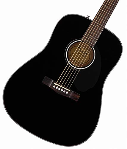 Fender CD-60S Dreadnought Akustikgitarre, Walnussgriffbrett, Schwarz, Inklusive kostenloser virtueller Kurse auf Fender Play Fender CD-60S Dreadnought Akustikgitarre, Walnussgriffbrett, Schwarz, Inklusive kostenloser virtueller Kurse auf Fender Play von Fender