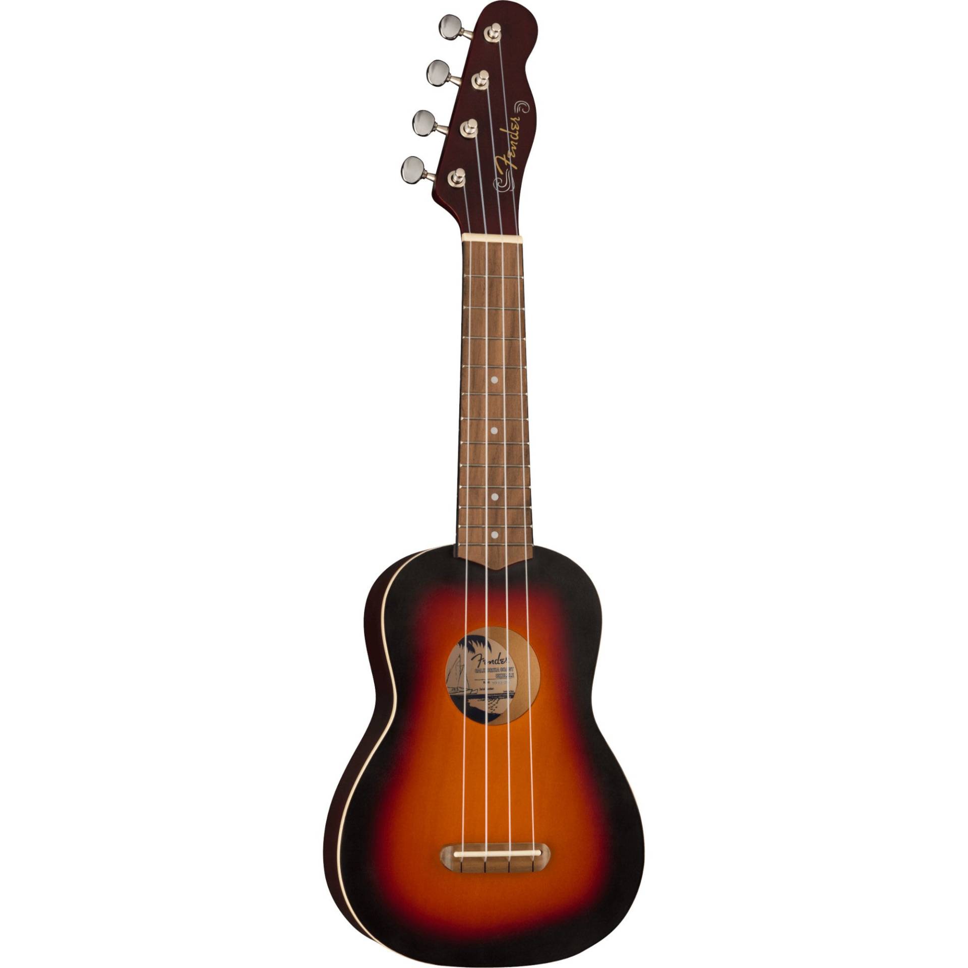 Fender California Coast Venice WN 3-Color Sunburst Soprano Ukulele Fender California Coast Venice WN 3-Color Sunburst Soprano Ukulele von Fender