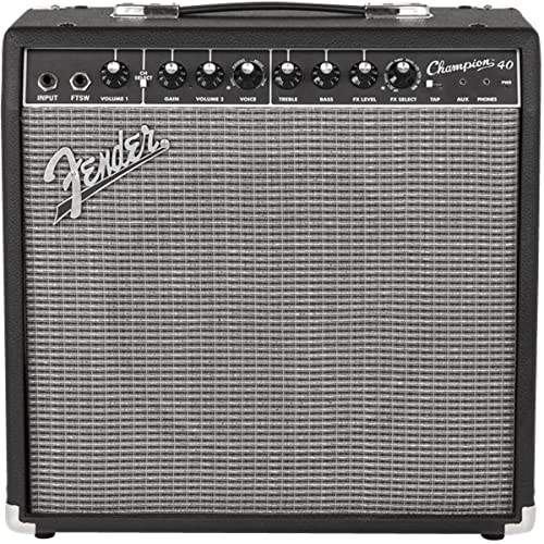 Fender Champion 40 – 40W Combo E-Gitarrenverstärker – Geeignet für E-Gitarre von Fender