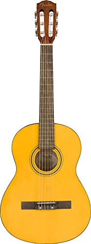 Fender ESC80 Educational Series, klassische Gitarre, Vintage Natural, 3/4 Größe von Fender