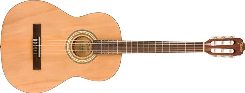 Fender FA-25N Alternative Series Konzertgitarre, Anfängergitarre, mit 2-jähriger Garantie, Natur von Fender