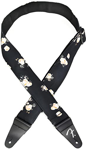 Fender Floral Guitar Strap - Black von Fender